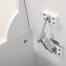 Hall Trees, Presley White 3-in-1 Hall Tree Coat Rack with Shelf and Storage Bench - Seasonal Overstock