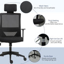 Office Chairs, Trevon High Back with Lumbar Support Mesh Task Chair Black - Seasonal Overstock