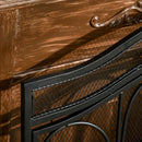 Fireplace Screens, Arched 2-Door Spark Guard Fireplace Screen 35" Wide - Seasonal Overstock