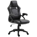 Office Chairs, Kiyo Gaming Chair in Grey Black - Seasonal Overstock