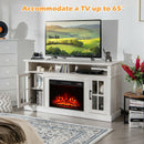 Fireplaces, Parker Grey 1400W Electric Fireplace TV Stand for up to 65" TVs - Seasonal Overstock