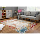 Primrosa Abstract Multi Colour Area Rug by Allure Bespoken - Seasonal Overstock
