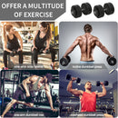 Set of 2 Adjustable Dumbbells Set 110 lbs (50 kgs) Total Weight - Seasonal Overstock