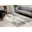 Shadows Grey Area Rug by Vegas Contemporary - Seasonal Overstock