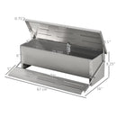 Step Control Automatic Chicken Feeder up to 22.5lbs Food Storage