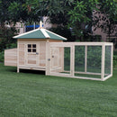 Coops & Hutches, Timberland Trove 77" Small Animal Coop / Hutch - Natural Wood - Seasonal Overstock
