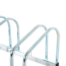 4 Bike Parking Rack - Silver - Seasonal Overstock