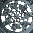 Adora 3pc Cast Iron Outdoor Bistro Set in Antique Green - Seasonal Overstock