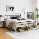 Cora Queen Size Metal Platform Bed - Seasonal Overstock