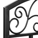 Scroll Design Black Log Holder Firewood Rack - Seasonal Overstock