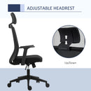 Office Chairs, Trevon High Back with Lumbar Support Mesh Task Chair Black - Seasonal Overstock