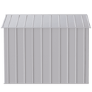 Storage Sheds, 10' x 8' Arrow Classic Steel Storage Shed - Flute Grey - Seasonal Overstock