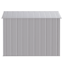 Storage Sheds, 10' x 8' Arrow Classic Steel Storage Shed - Flute Grey - Seasonal Overstock