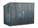 Storage Sheds, 6' x 3' Storboss™ Horizontal Utility Shed for Waste and Recycling Bins - Charcoal - Seasonal Overstock