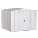 8' x 8' Arrow Classic Steel Storage Shed - Flute Grey - Seasonal Overstock