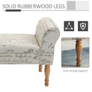 Benches, Bianca 51" White Upholstered Script Bench - Seasonal Overstock