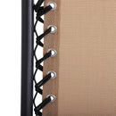 Patio Furniture, Darius 2pc Zero Gravity Chair Set - Beige - Seasonal Overstock