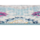 Area Rugs, Floris Enchanted Blue Area Rug by Mercury Splash - Seasonal Overstock