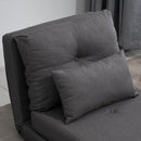 Kids Furniture, Remi Reclining Floor Lounger Chair Dark Grey - Seasonal Overstock