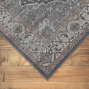 Santari Black Oriental Washable Area Rug by Sahara Designs - Seasonal Overstock