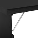 Sofia Floating Wall Desk Table - Black - Seasonal Overstock
