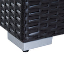 Patio Furniture, Wellington Shores 7pc Outdoor Sectional Sofa - Orange - Seasonal Overstock