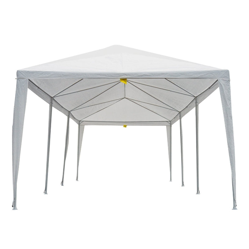 10' x 30' White Party Tent with 5 Wall Panels - Seasonal Overstock