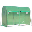 Greenhouses, 10' x 3' x 7' Double Door Soft Cover Greenhouse - Seasonal Overstock
