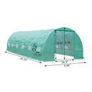 Greenhouse, 26 ' x 10' Soft Cover Greenhouse - Green - Seasonal Overstock