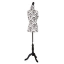 Mannequins, Dressmaker 27" Torso Mannequin Stand in Pattern - Seasonal Overstock