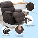 Lift Chairs, Plush Reclining Lift-Assist Chair in Brown - Seasonal Overstock