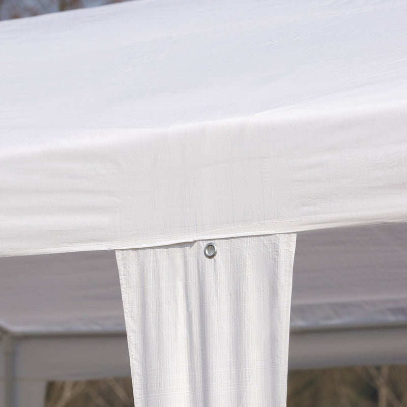 10' x 28' Party Tent With Mesh Wall Panels - Seasonal Overstock