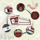 Coops & Hutches, 61.25" White Picket Backyard Critter House - Seasonal Overstock