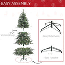 Christmas Trees, 6ft Artificial Pine Christmas tree with Pine Cones & Snow - Seasonal Overstock