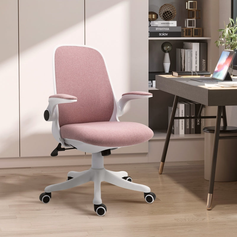 Aurora Modern Pink Swivel Office Chair - Main Image