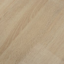 Cosmo Modern Glass Top Desk with Shelf In Oak and White Finish - Seasonal Overstock