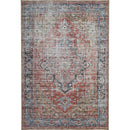 Evermore Rust Oriental Washable Area Rug by Sahara Designs - Seasonal Overstock
