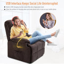 Lift Chairs, Plush Reclining Lift-Assist Chair in Brown - Seasonal Overstock