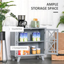 Pyper 2 Door Grey Accent Storage Cabinet - Seasonal Overstock