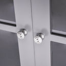 Accent Cabinets, Sina 31.5" Grey Sideboard Cabinet - Seasonal Overstock