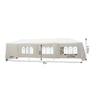 10' x 30' White Party Tent with 5 Wall Panels - Seasonal Overstock