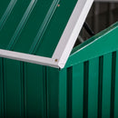 Storage Sheds, 5.7' x 3.3' Lockable Utility Waste Bin Storage Shed with Front and Top Open - Seasonal Overstock