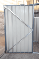 Storage Sheds, 6' x 3' Storboss™ Horizontal Utility Shed for Waste and Recycling Bins - Charcoal - Seasonal Overstock