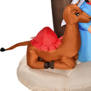 Christmas Decorations, 6ft Inflatable Nativity Scene with Jesus in a Manger - Seasonal Overstock