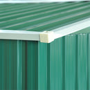 Storage Sheds, 8.5' x 6.8' x 5.8' Green Outdoor Garden Storage Shed - Seasonal Overstock