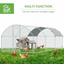 9.2' x 18.7' x 6.5' Walk-In Steel Chicken Coop & Small Animal Pen - Seasonal Overstock