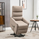 Ryder2 Powered Lift Recliner Chair Light Brown - Seasonal Overstock