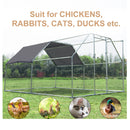 Pet Accessories, 12.5' x 9' Steel Frame Walk-In Chicken Coop Run - Seasonal Overstock