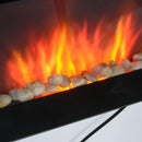 Fireplaces, 29" Wall Mounted Electric Fireplace with 7 Colours and 1500W Heater - Seasonal Overstock