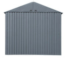 Storage Sheds, 8' x 6' Arrow Elite Steel Storage Shed - Anthracite - Seasonal Overstock